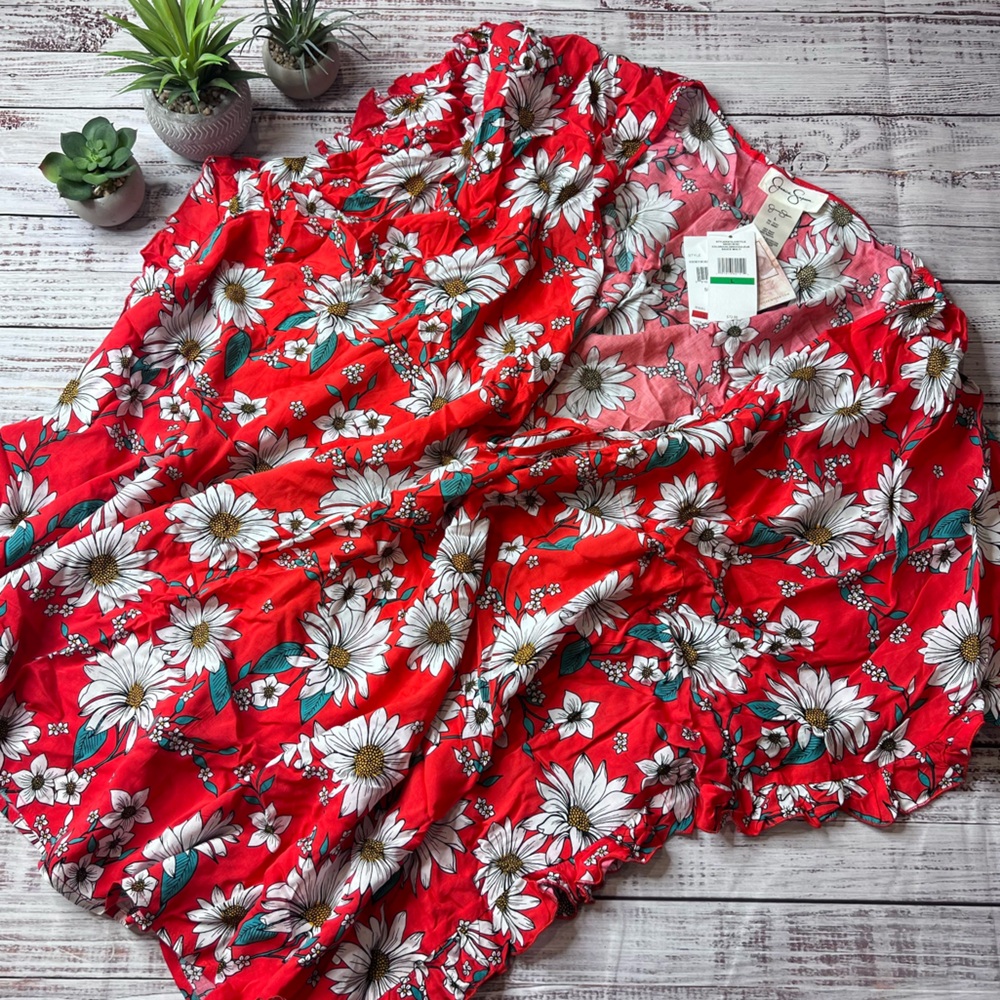 Jessica Simpson Daisy Swim Coverup